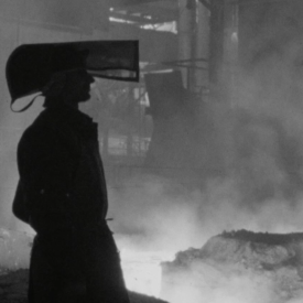 Images brutes de la chaîne de production de l’acier en 1963
